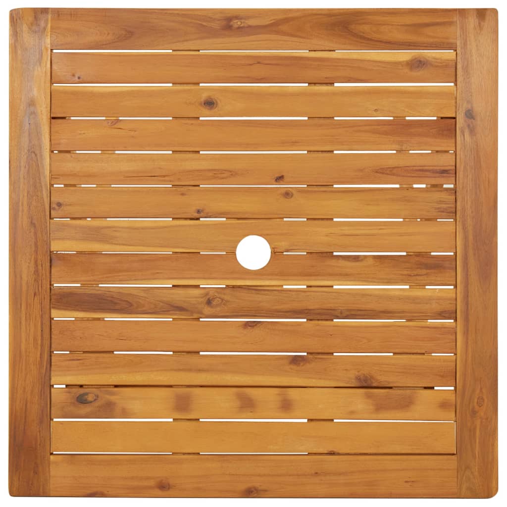 Tuintafel inklapbaar 70x70x75 cm massief acaciahout Tuintafels | Creëer jouw Trendy Thuis | Gratis bezorgd & Retour | Trendy.nl