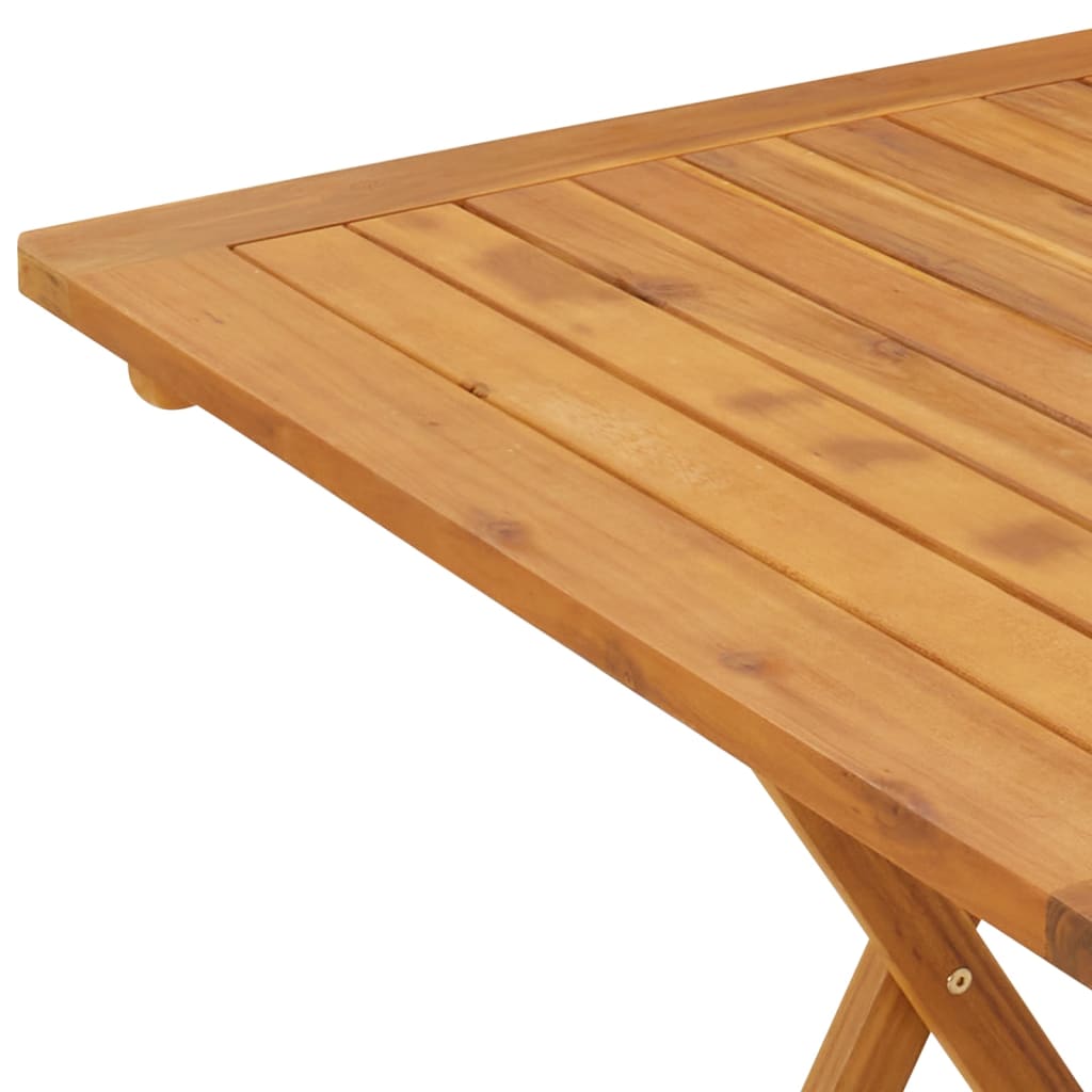 Tuintafel inklapbaar 70x70x75 cm massief acaciahout Tuintafels | Creëer jouw Trendy Thuis | Gratis bezorgd & Retour | Trendy.nl