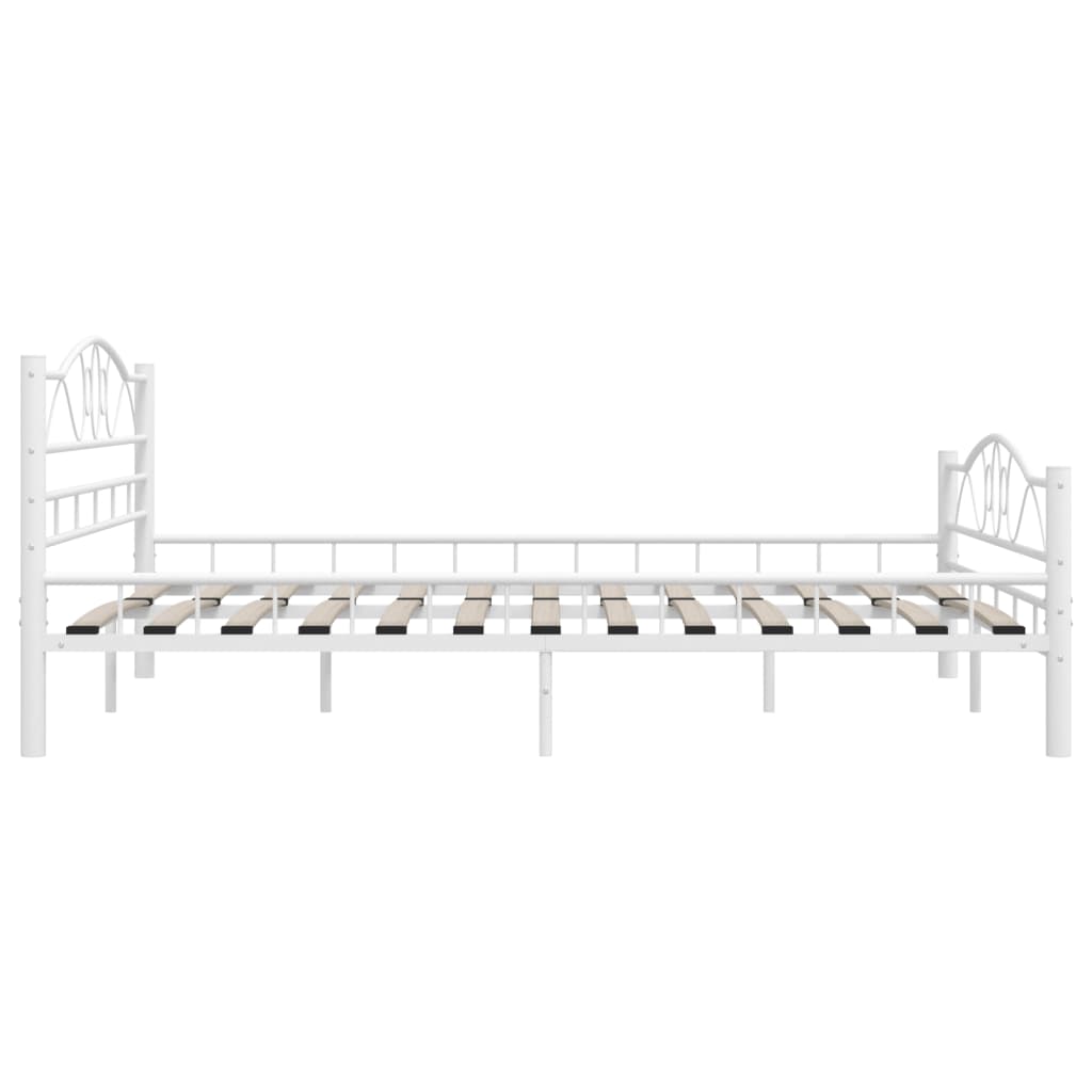 Bedframe metaal wit 180x200 cm