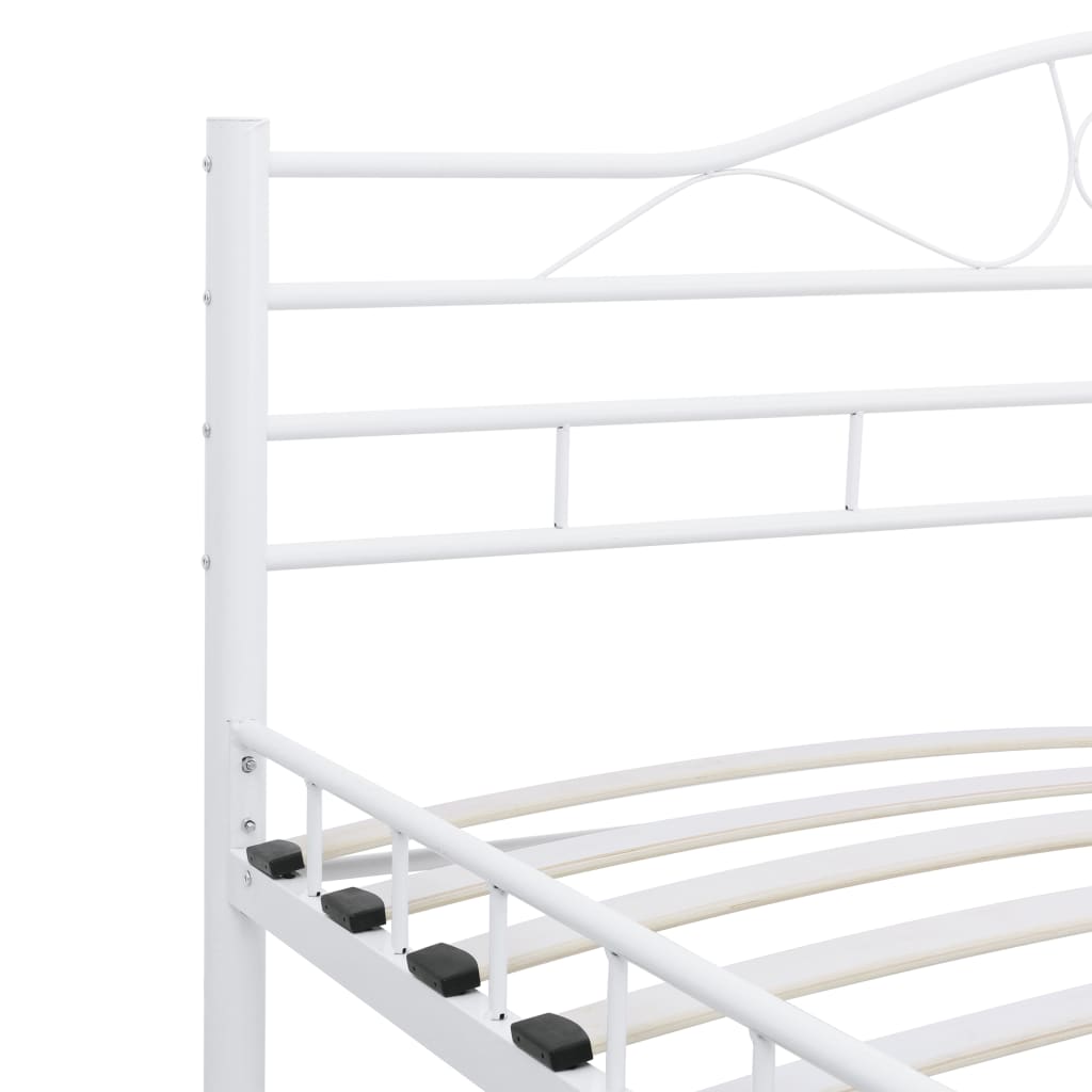 Bedframe metaal wit 180x200 cm