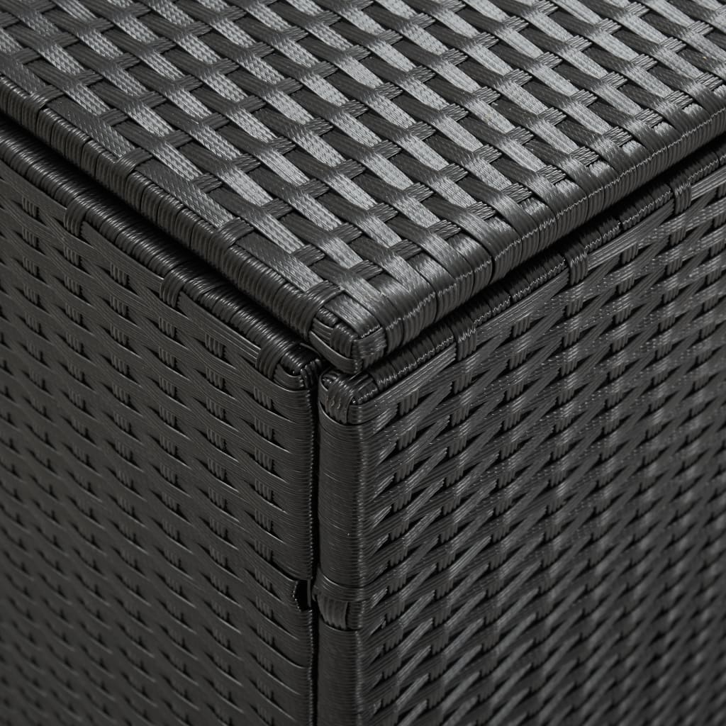 Tuinbox 180x90x70 cm poly rattan zwart Opbergboxen voor buiten | Creëer jouw Trendy Thuis | Gratis bezorgd & Retour | Trendy.nl