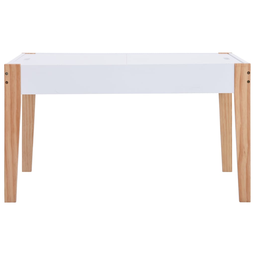 3-delige Kindertafel- en stoelenset krijtbord zwart en wit Meubelsets voor baby's & peuters | Creëer jouw Trendy Thuis | Gratis bezorgd & Retour | Trendy.nl