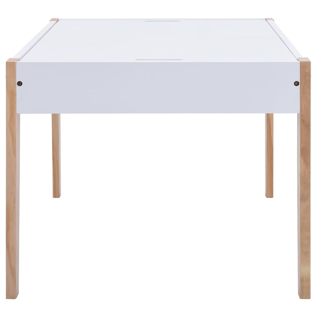 3-delige Kindertafel- en stoelenset krijtbord zwart en wit Meubelsets voor baby's & peuters | Creëer jouw Trendy Thuis | Gratis bezorgd & Retour | Trendy.nl