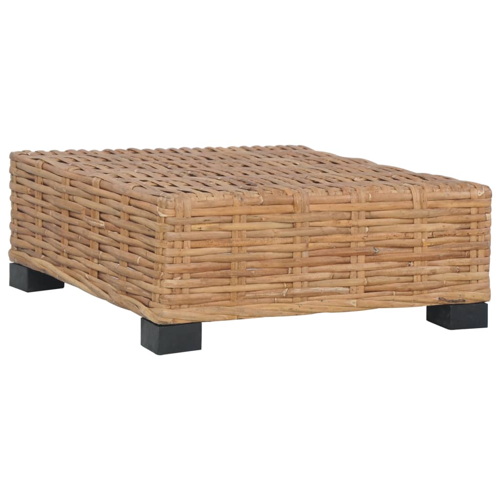 Voetensteun met kussen natuurlijk rattan Modulaire tuinbanken | Creëer jouw Trendy Thuis | Gratis bezorgd & Retour | Trendy.nl