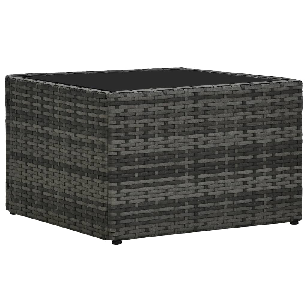 5-delige Loungeset met kussens poly rattan grijs Tuinsets | Creëer jouw Trendy Thuis | Gratis bezorgd & Retour | Trendy.nl