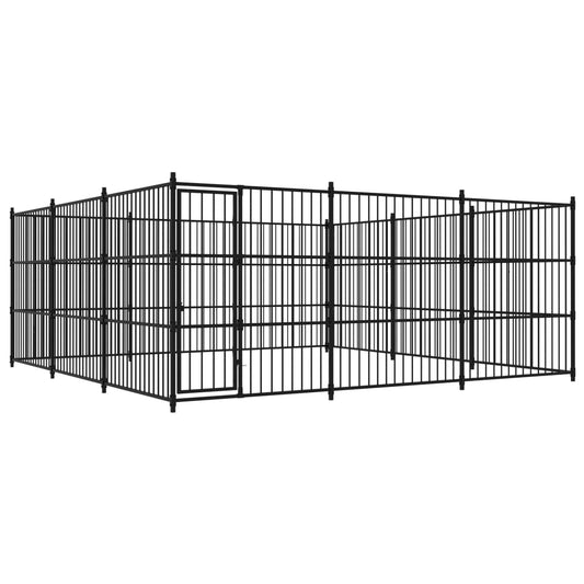 Hondenkennel voor buiten 450x450x185 cm