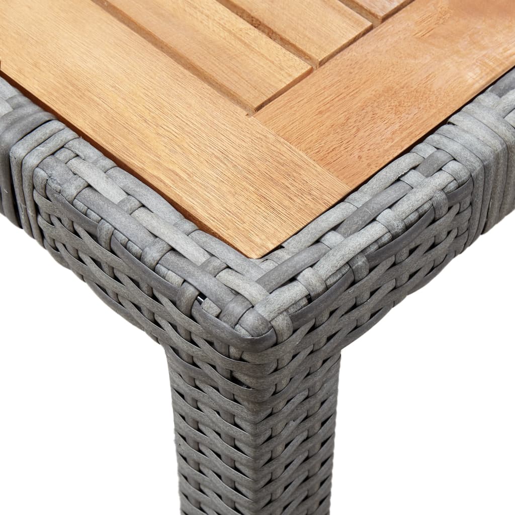 5-delige Tuinset met kussens poly rattan grijs Tuinsets | Creëer jouw Trendy Thuis | Gratis bezorgd & Retour | Trendy.nl