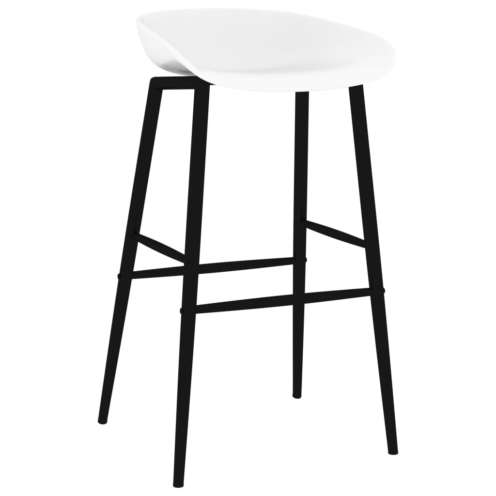 Barstoelen 2 st wit Barkrukken | Creëer jouw Trendy Thuis | Gratis bezorgd & Retour | Trendy.nl