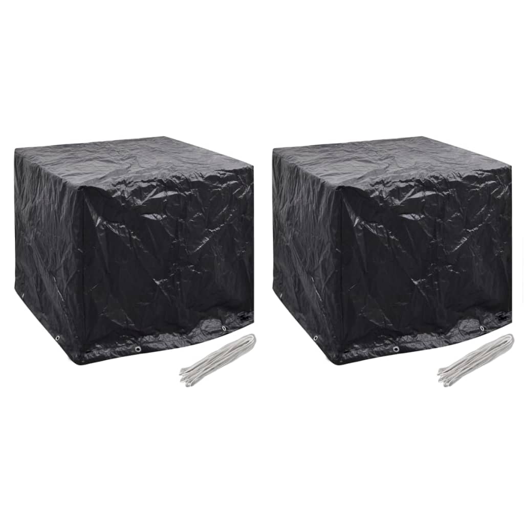 Waterreservoirhoezen 2 st 8 ogen 116x100x120 cm Tuinmeubelhoezen | Creëer jouw Trendy Thuis | Gratis bezorgd & Retour | Trendy.nl