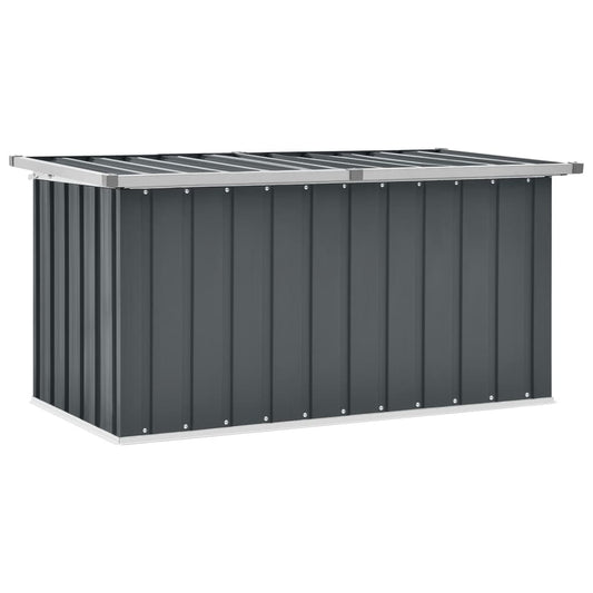 Tuinbox 129x67x65 cm grijs Opbergboxen voor buiten | Creëer jouw Trendy Thuis | Gratis bezorgd & Retour | Trendy.nl