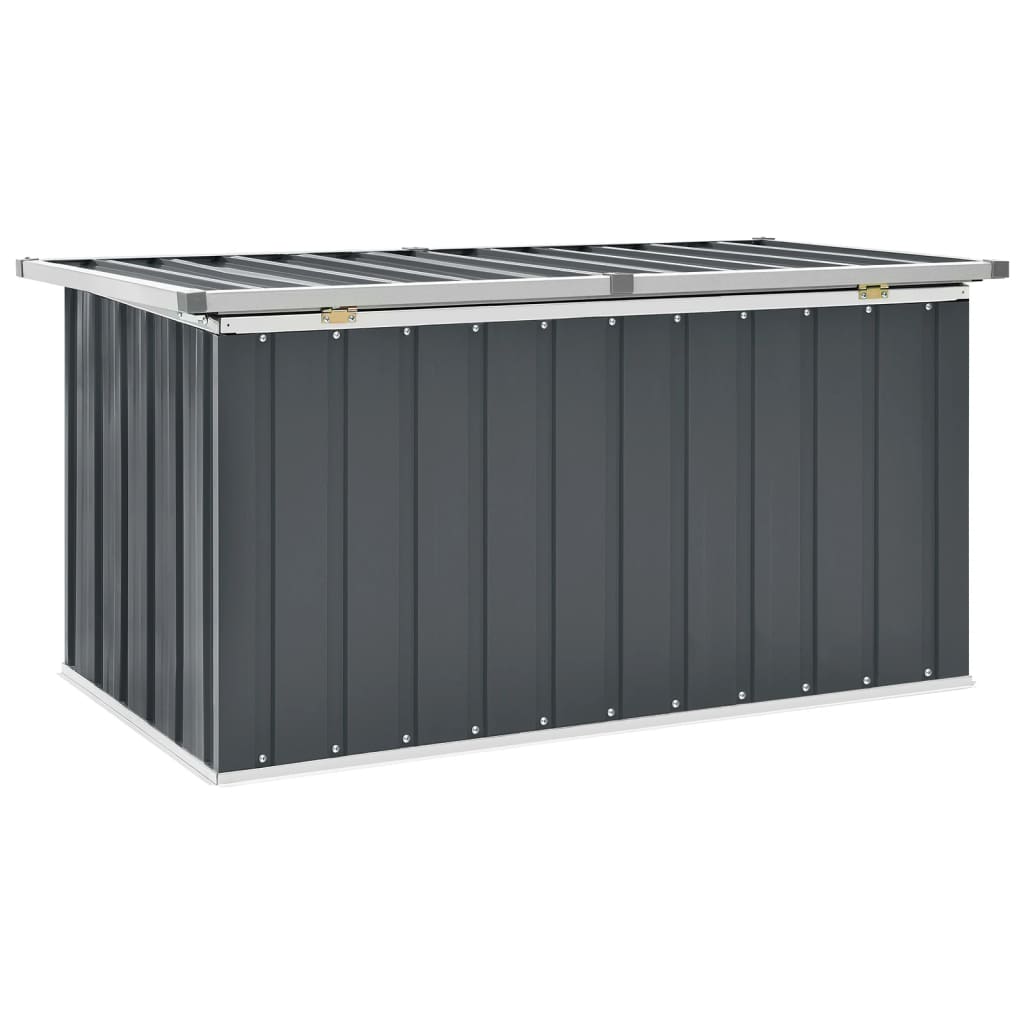 Tuinbox 129x67x65 cm grijs Opbergboxen voor buiten | Creëer jouw Trendy Thuis | Gratis bezorgd & Retour | Trendy.nl