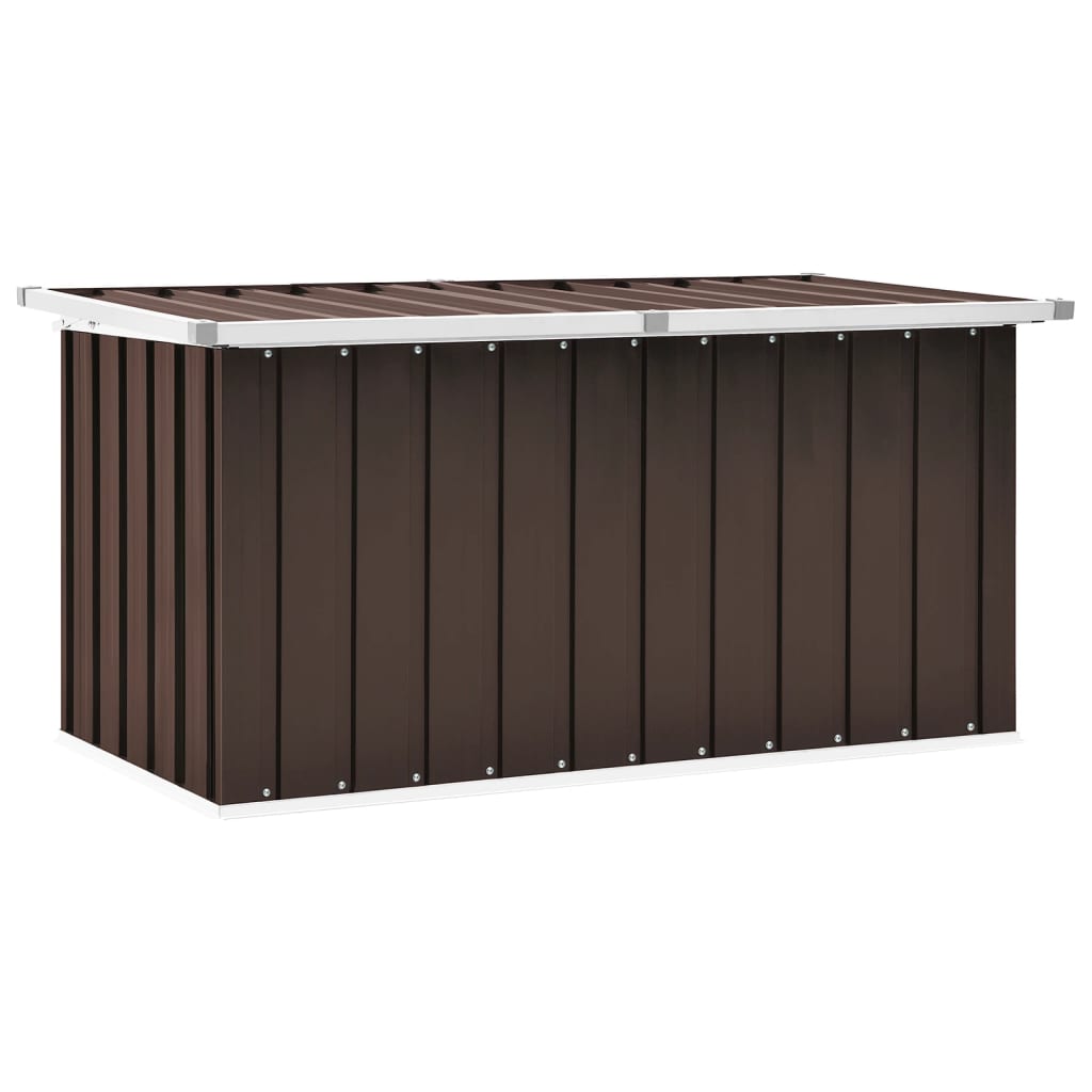 Tuinbox 129x67x65 cm bruin Opbergboxen voor buiten | Creëer jouw Trendy Thuis | Gratis bezorgd & Retour | Trendy.nl