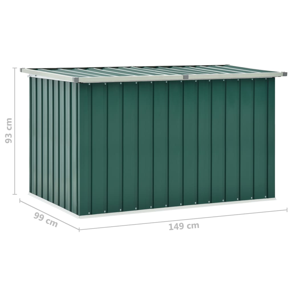 Tuinbox 149x99x93 cm groen Opbergboxen voor buiten | Creëer jouw Trendy Thuis | Gratis bezorgd & Retour | Trendy.nl