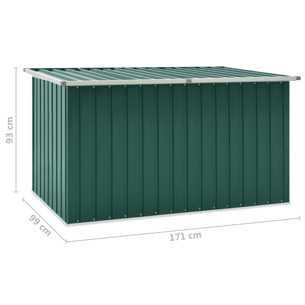 Tuinbox 171x99x93 cm groen Opbergboxen voor buiten | Creëer jouw Trendy Thuis | Gratis bezorgd & Retour | Trendy.nl