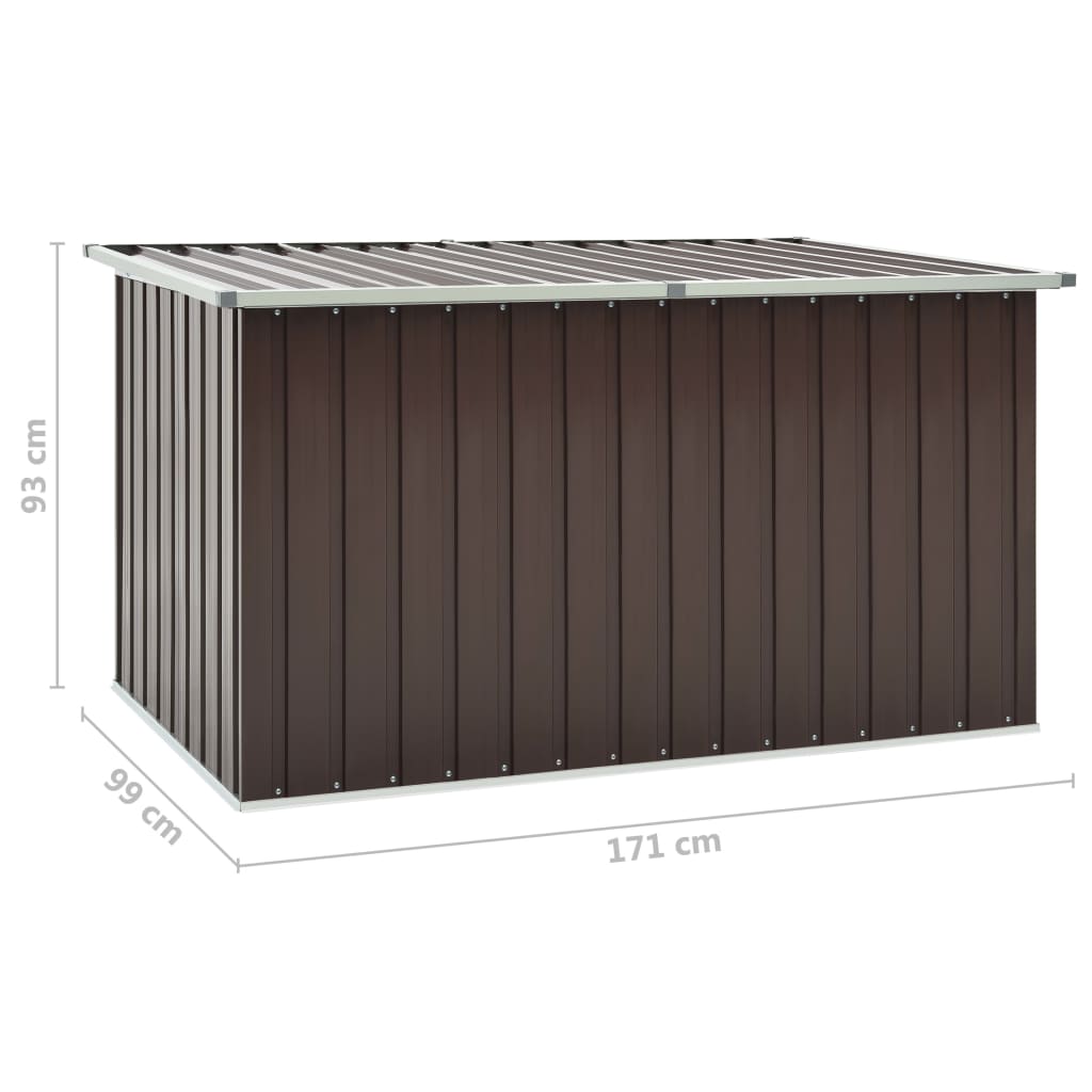 Tuinbox 171x99x93 cm bruin Opbergboxen voor buiten | Creëer jouw Trendy Thuis | Gratis bezorgd & Retour | Trendy.nl