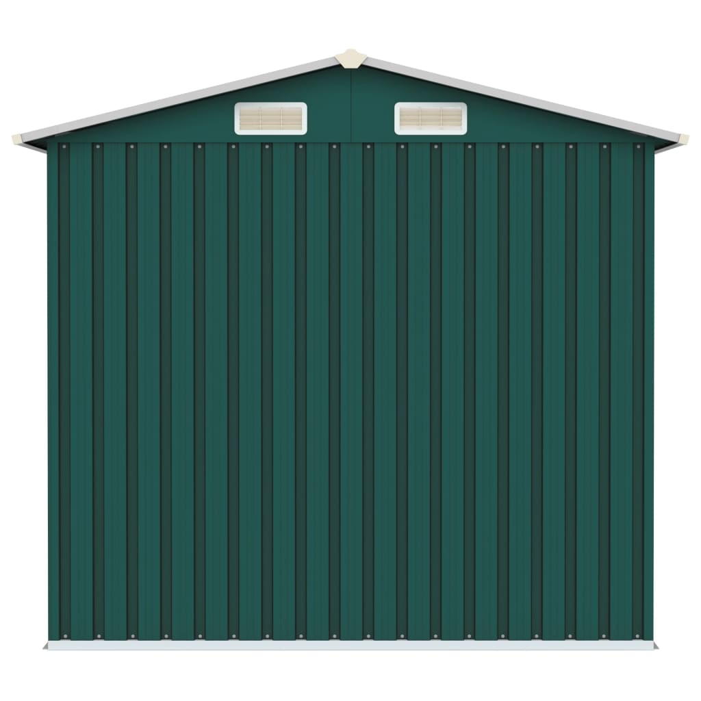 Tuinschuur 205x129x183 cm gegalvaniseerd staal groen Tuinhuizen | Creëer jouw Trendy Thuis | Gratis bezorgd & Retour | Trendy.nl