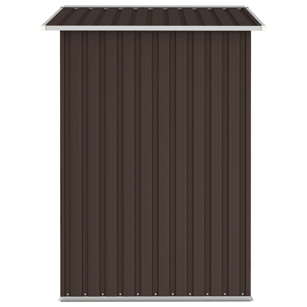 Tuinschuur 205x129x183 cm gegalvaniseerd staal bruin Tuinhuizen | Creëer jouw Trendy Thuis | Gratis bezorgd & Retour | Trendy.nl