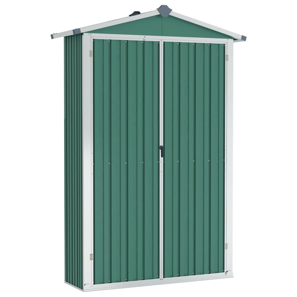 Tuinschuur 116x45x175 cm gegalvaniseerd staal groen Tuinhuizen | Creëer jouw Trendy Thuis | Gratis bezorgd & Retour | Trendy.nl