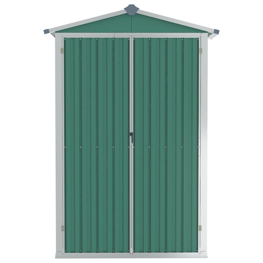 Tuinschuur 116x45x175 cm gegalvaniseerd staal groen Tuinhuizen | Creëer jouw Trendy Thuis | Gratis bezorgd & Retour | Trendy.nl