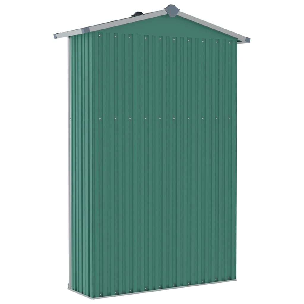 Tuinschuur 116x45x175 cm gegalvaniseerd staal groen Tuinhuizen | Creëer jouw Trendy Thuis | Gratis bezorgd & Retour | Trendy.nl