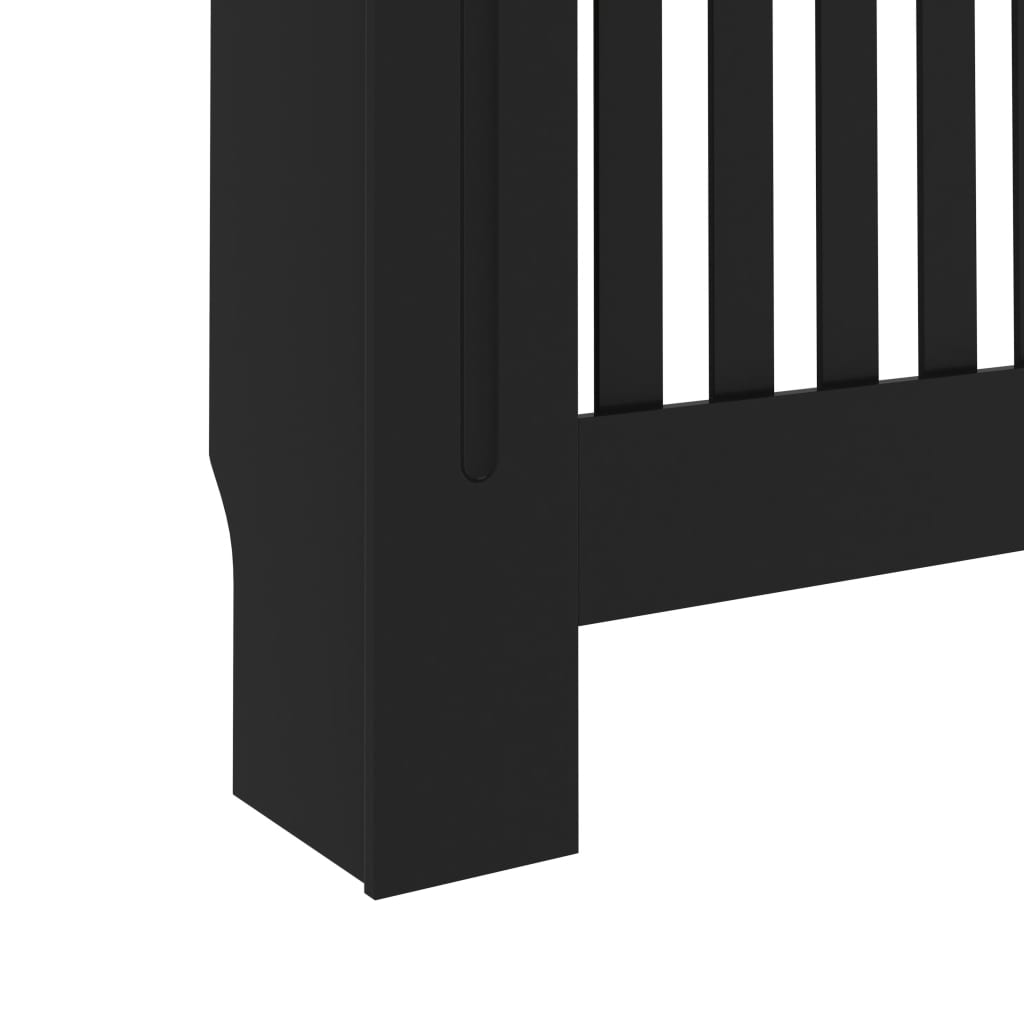 Radiatorombouw 152x19x81,5 cm MDF zwart Accessoires voor radiators | Creëer jouw Trendy Thuis | Gratis bezorgd & Retour | Trendy.nl