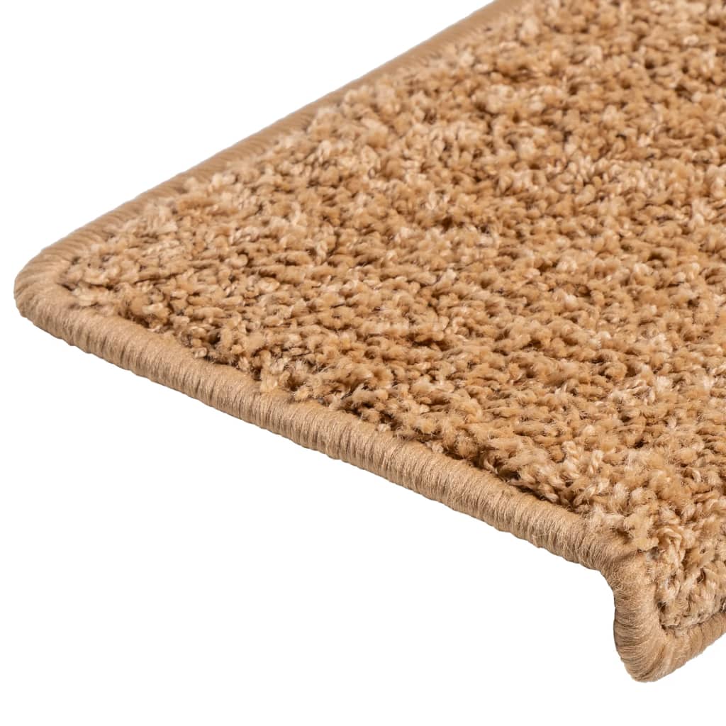 Trapmatten 15 st 65x21x4 cm beige Trapmatten | Creëer jouw Trendy Thuis | Gratis bezorgd & Retour | Trendy.nl