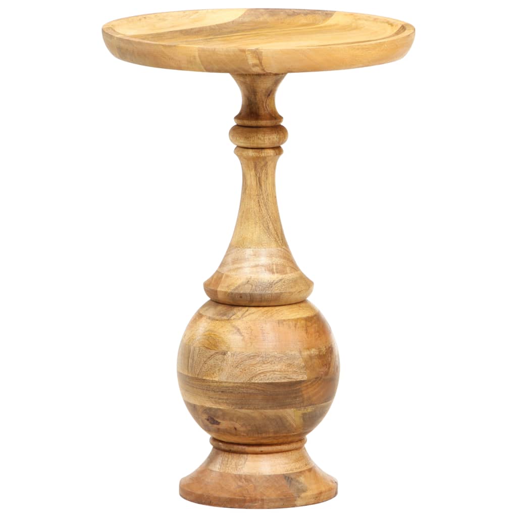 Bijzettafel rond 43x43x66 cm massief mangohout Bijzettafels | Creëer jouw Trendy Thuis | Gratis bezorgd & Retour | Trendy.nl