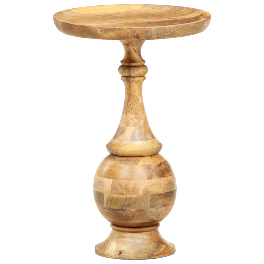 Bijzettafel rond 43x43x66 cm massief mangohout Bijzettafels | Creëer jouw Trendy Thuis | Gratis bezorgd & Retour | Trendy.nl