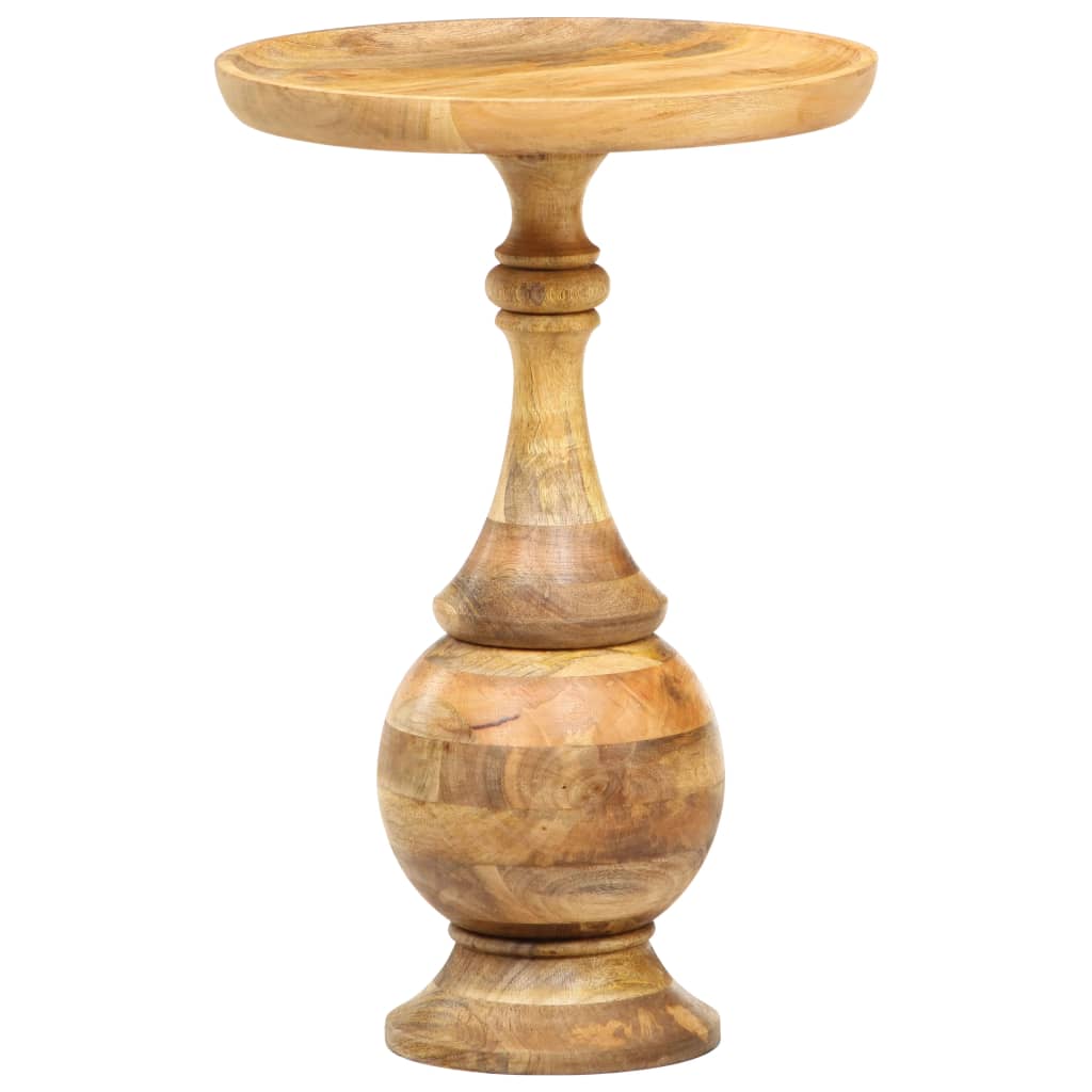 Bijzettafel rond 43x43x66 cm massief mangohout Bijzettafels | Creëer jouw Trendy Thuis | Gratis bezorgd & Retour | Trendy.nl