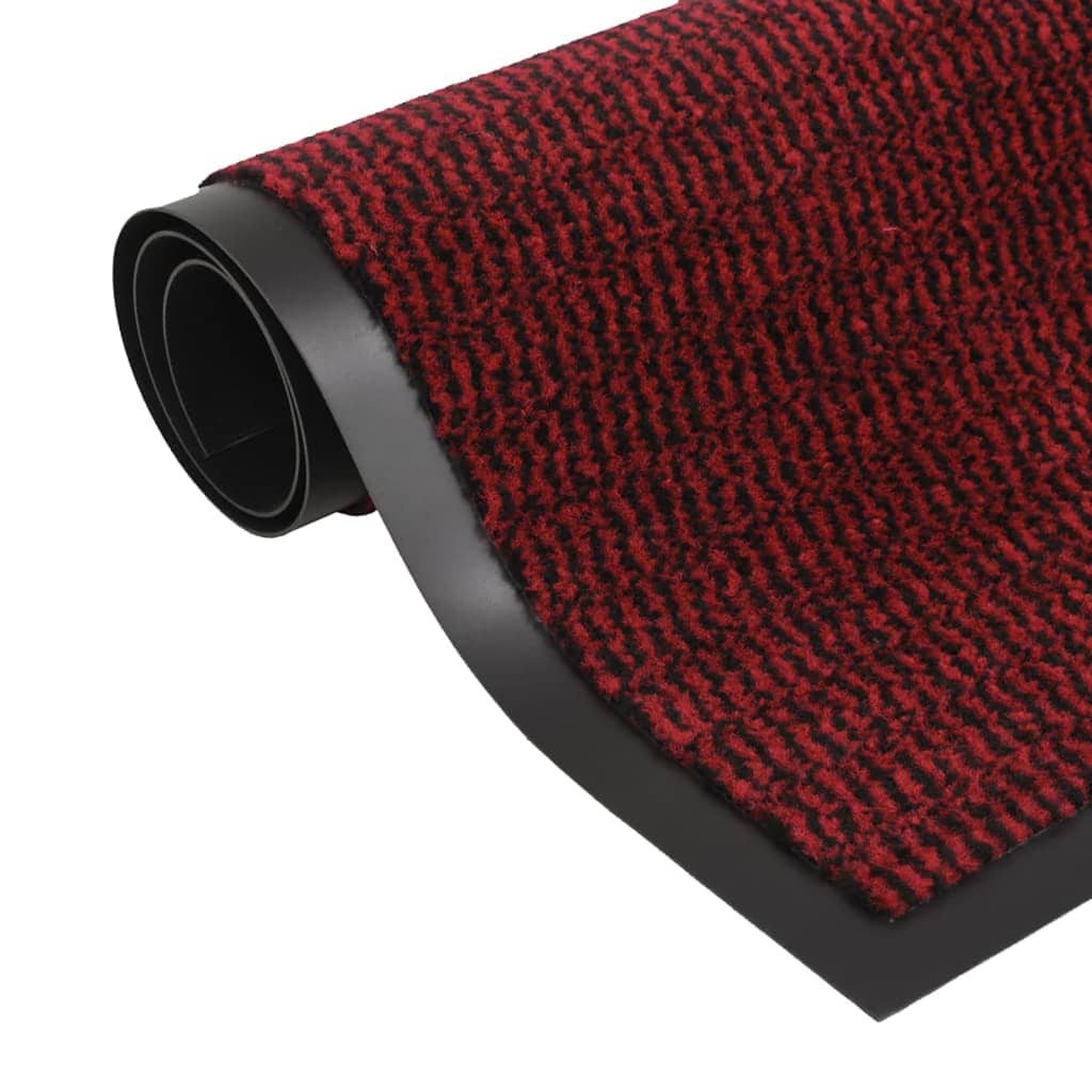 Droogloopmatten 2 st rechthoekig getuft 80x120 cm rood Deurmatten | Creëer jouw Trendy Thuis | Gratis bezorgd & Retour | Trendy.nl