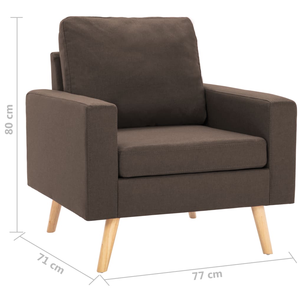 Fauteuil stof bruin Fauteuils & Relaxfauteuils | Creëer jouw Trendy Thuis | Gratis bezorgd & Retour | Trendy.nl