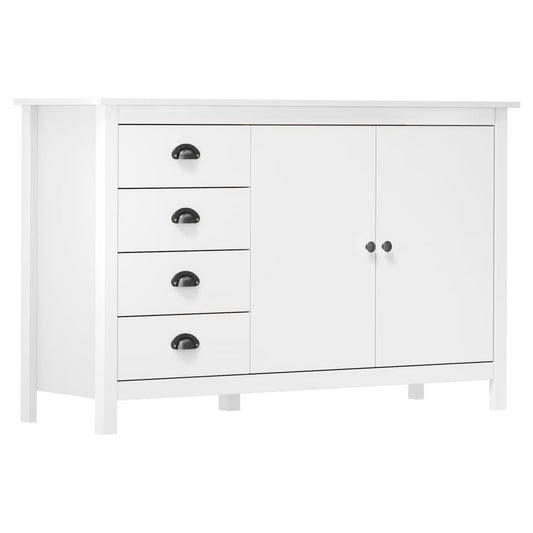 Dressoir Hill 79x40x80 cm massief grenenhout wit Dressoirs & buffetkasten | Creëer jouw Trendy Thuis | Gratis bezorgd & Retour | Trendy.nl