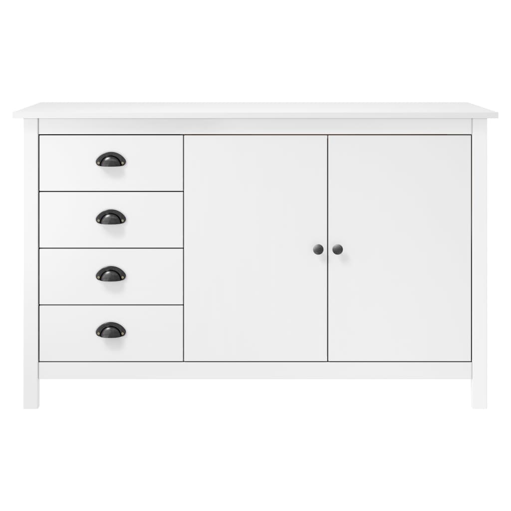 Dressoir Hill 79x40x80 cm massief grenenhout wit Dressoirs & buffetkasten | Creëer jouw Trendy Thuis | Gratis bezorgd & Retour | Trendy.nl