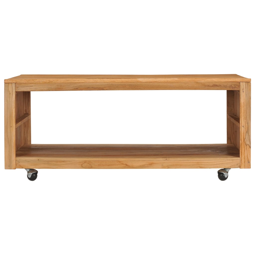 Salontafel 110x60x40 cm massief teakhout Salontafels | Creëer jouw Trendy Thuis | Gratis bezorgd & Retour | Trendy.nl