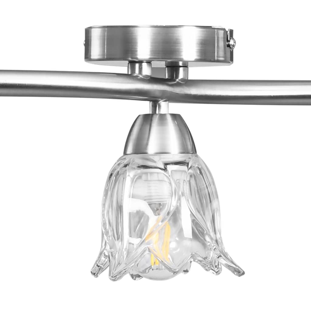 Plafondlamp met glazen tulpvormige kappen 3xE14 transparant Plafondlampen | Creëer jouw Trendy Thuis | Gratis bezorgd & Retour | Trendy.nl