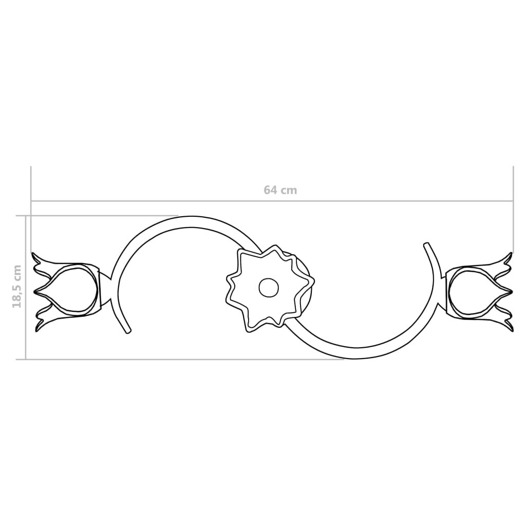 Plafondlamp met glazen tulpvormige kappen 3xE14 transparant Plafondlampen | Creëer jouw Trendy Thuis | Gratis bezorgd & Retour | Trendy.nl