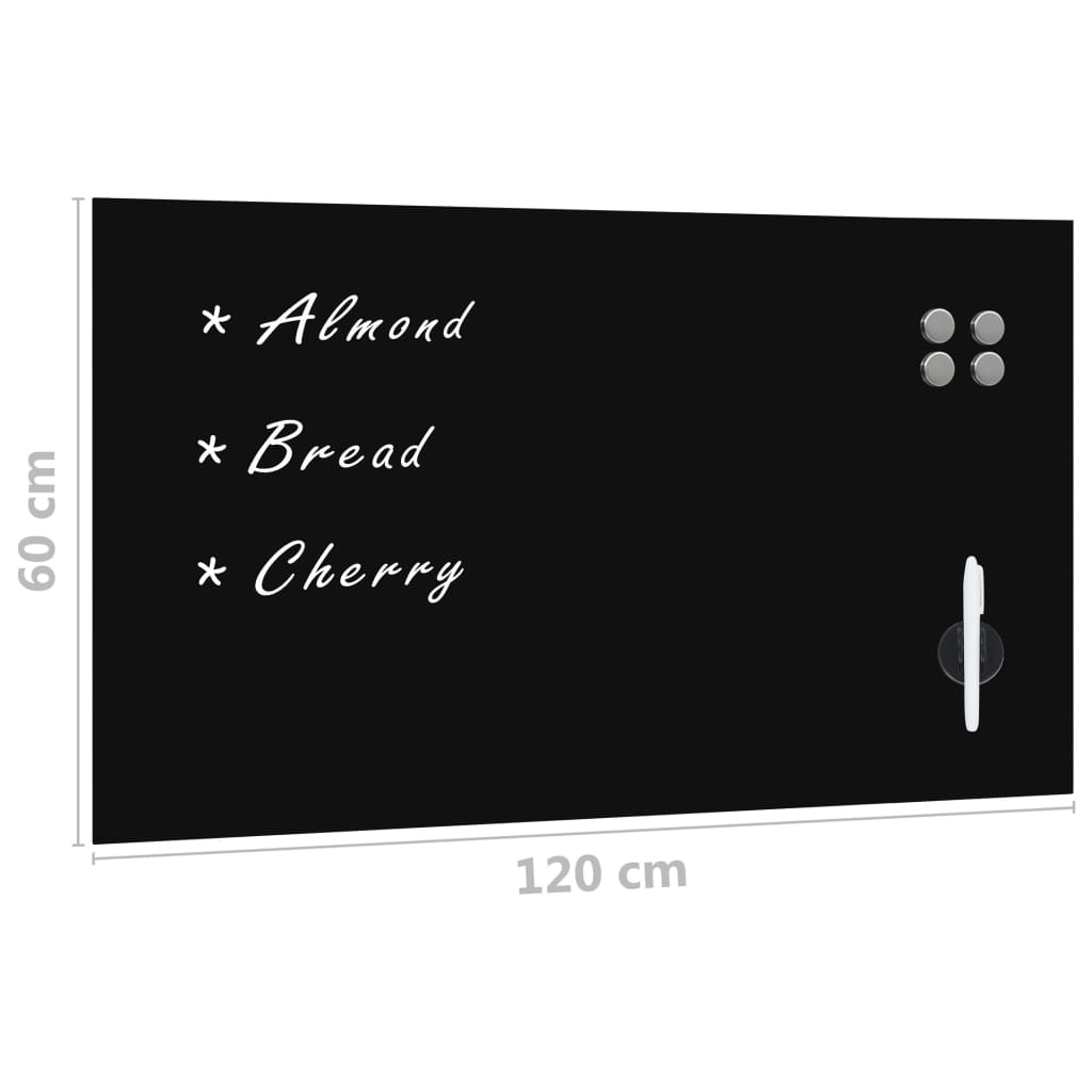 Magneetbord wandmontage 120x60 cm glas Whiteboards | Creëer jouw Trendy Thuis | Gratis bezorgd & Retour | Trendy.nl