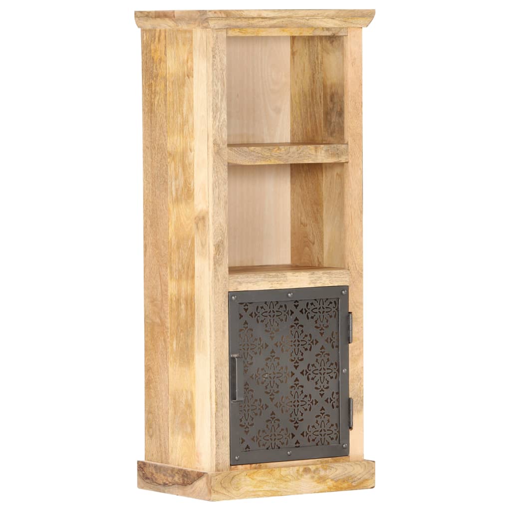 Hoge kast met deur 45x32x110 cm massief mangohout