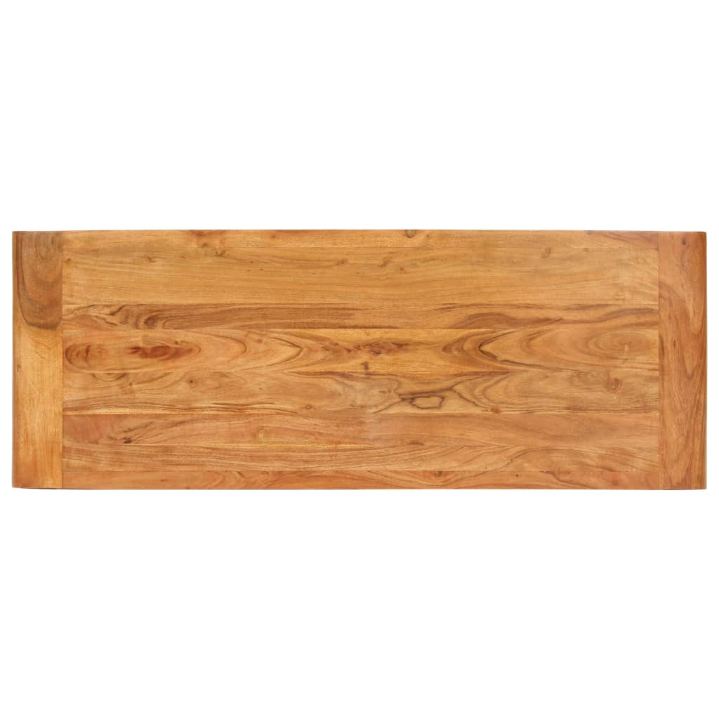 Wandtafel 110x40x76 cm gerecycled hout met honingafwerking Bijzettafels | Creëer jouw Trendy Thuis | Gratis bezorgd & Retour | Trendy.nl