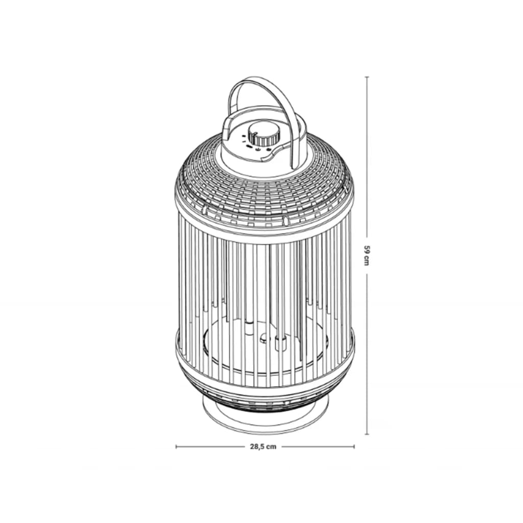 Sunred Tafelverwarmer Indox 1200 W halogeen zwart Terrasverwarmers | Creëer jouw Trendy Thuis | Gratis bezorgd & Retour | Trendy.nl