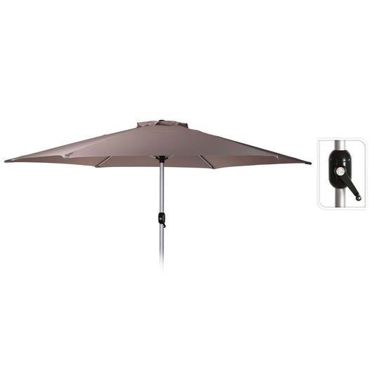 ProGarden Parasol Mardi 270 cm taupe Parasols en zonneschermen | Creëer jouw Trendy Thuis | Gratis bezorgd & Retour | Trendy.nl