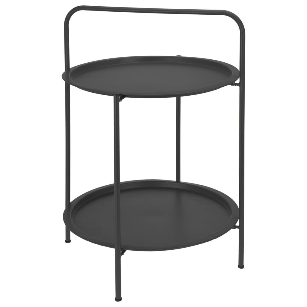 ProGarden Tafel rond 50x66 cm mat donkergrijs Bijzettafels | Creëer jouw Trendy Thuis | Gratis bezorgd & Retour | Trendy.nl