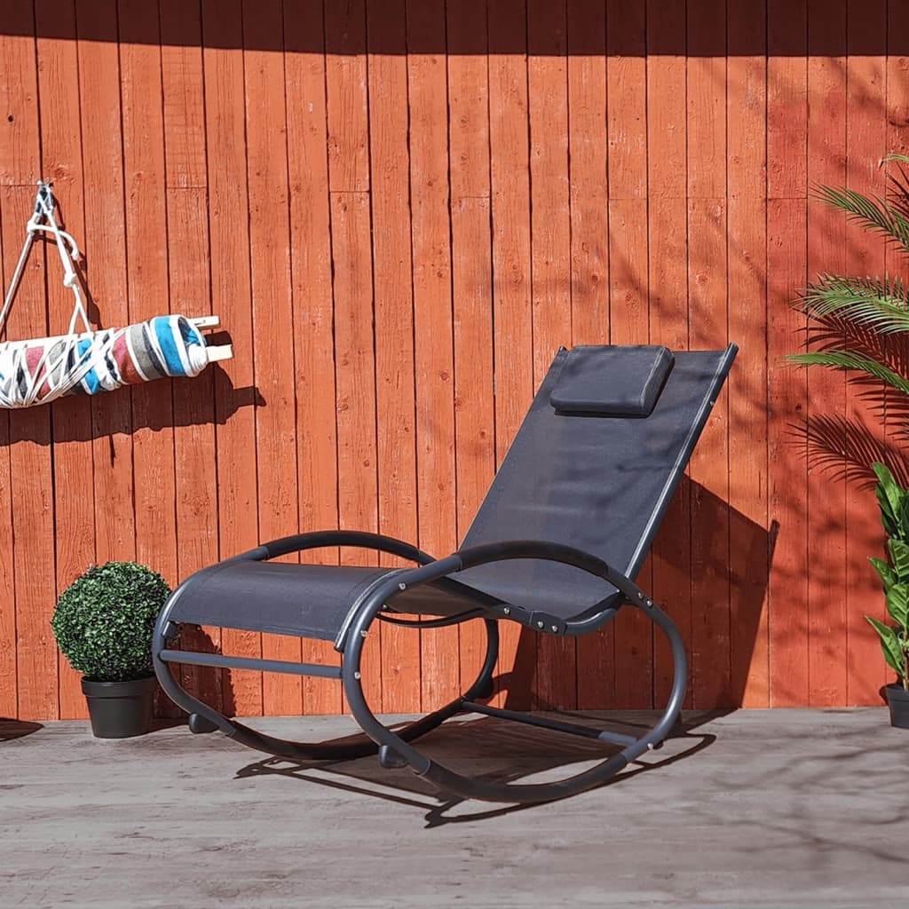 ProGarden Schommelstoel donkergrijs Schommelstoelen | Creëer jouw Trendy Thuis | Gratis bezorgd & Retour | Trendy.nl