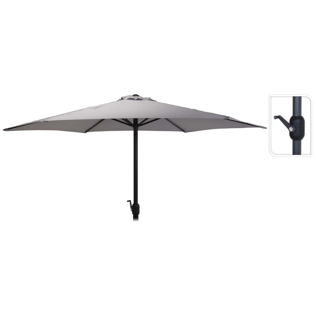 ProGarden Parasol Monica 270 cm lichtgrijs Parasols en zonneschermen | Creëer jouw Trendy Thuis | Gratis bezorgd & Retour | Trendy.nl