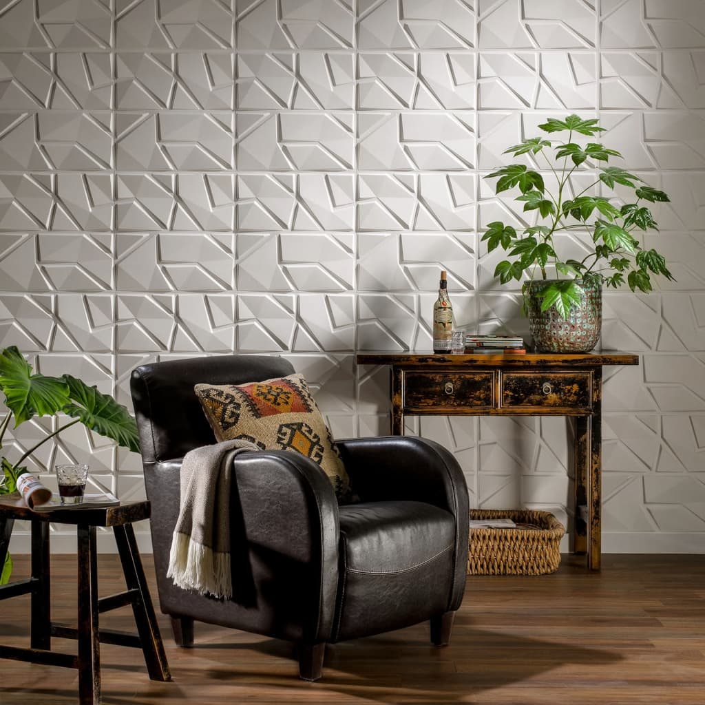 WallArt 12 st Wandpanelen 3D GA-WA31 Liam Wandpanelen | Creëer jouw Trendy Thuis | Gratis bezorgd & Retour | Trendy.nl