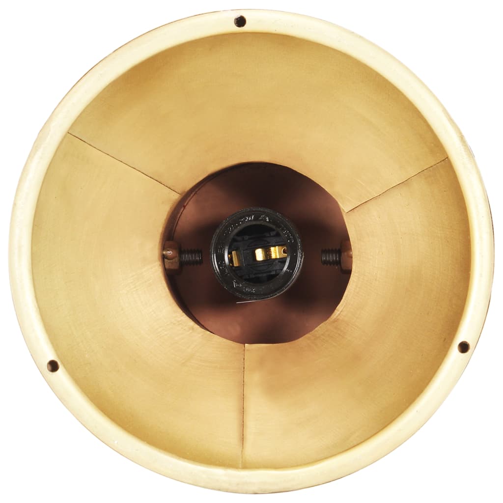 Hanglamp industrieel rond 25 W E27 19 cm messingkleurig Lampen | Creëer jouw Trendy Thuis | Gratis bezorgd & Retour | Trendy.nl