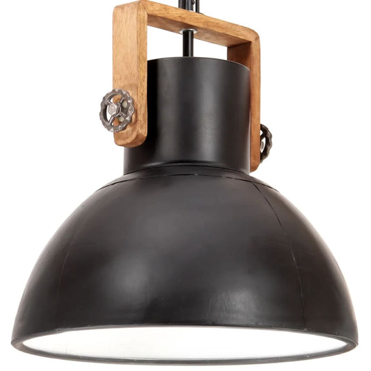 Hanglamp industrieel rond 25 W E27 40 cm zwart Lampen | Creëer jouw Trendy Thuis | Gratis bezorgd & Retour | Trendy.nl