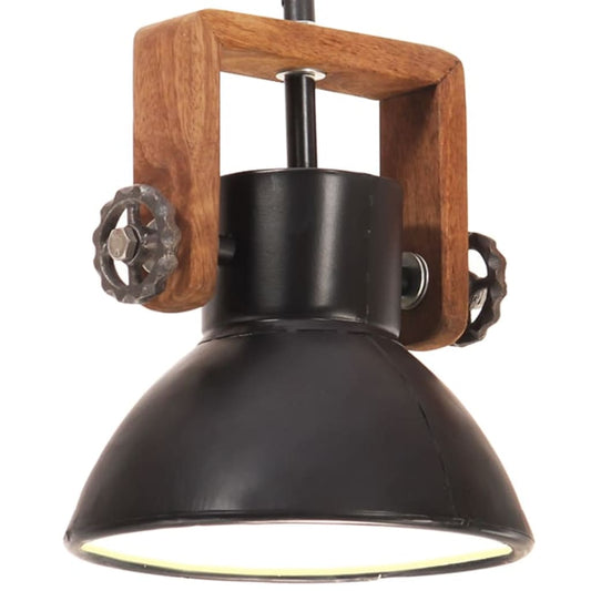 Hanglamp industrieel rond 25 W E27 19 cm zwart Lampen | Creëer jouw Trendy Thuis | Gratis bezorgd & Retour | Trendy.nl