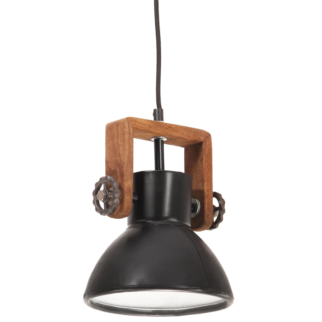 Hanglamp industrieel rond 25 W E27 19 cm zwart Lampen | Creëer jouw Trendy Thuis | Gratis bezorgd & Retour | Trendy.nl