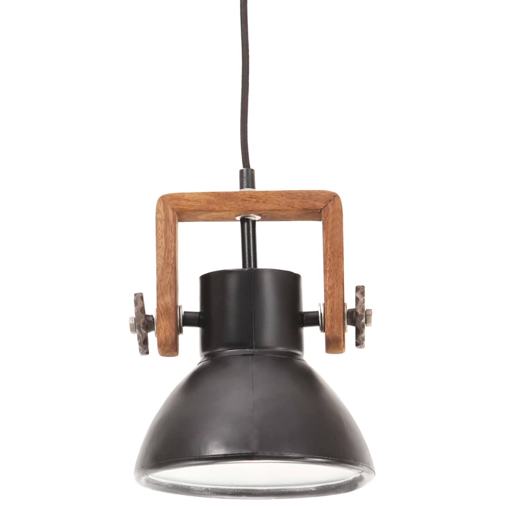 Hanglamp industrieel rond 25 W E27 19 cm zwart Lampen | Creëer jouw Trendy Thuis | Gratis bezorgd & Retour | Trendy.nl